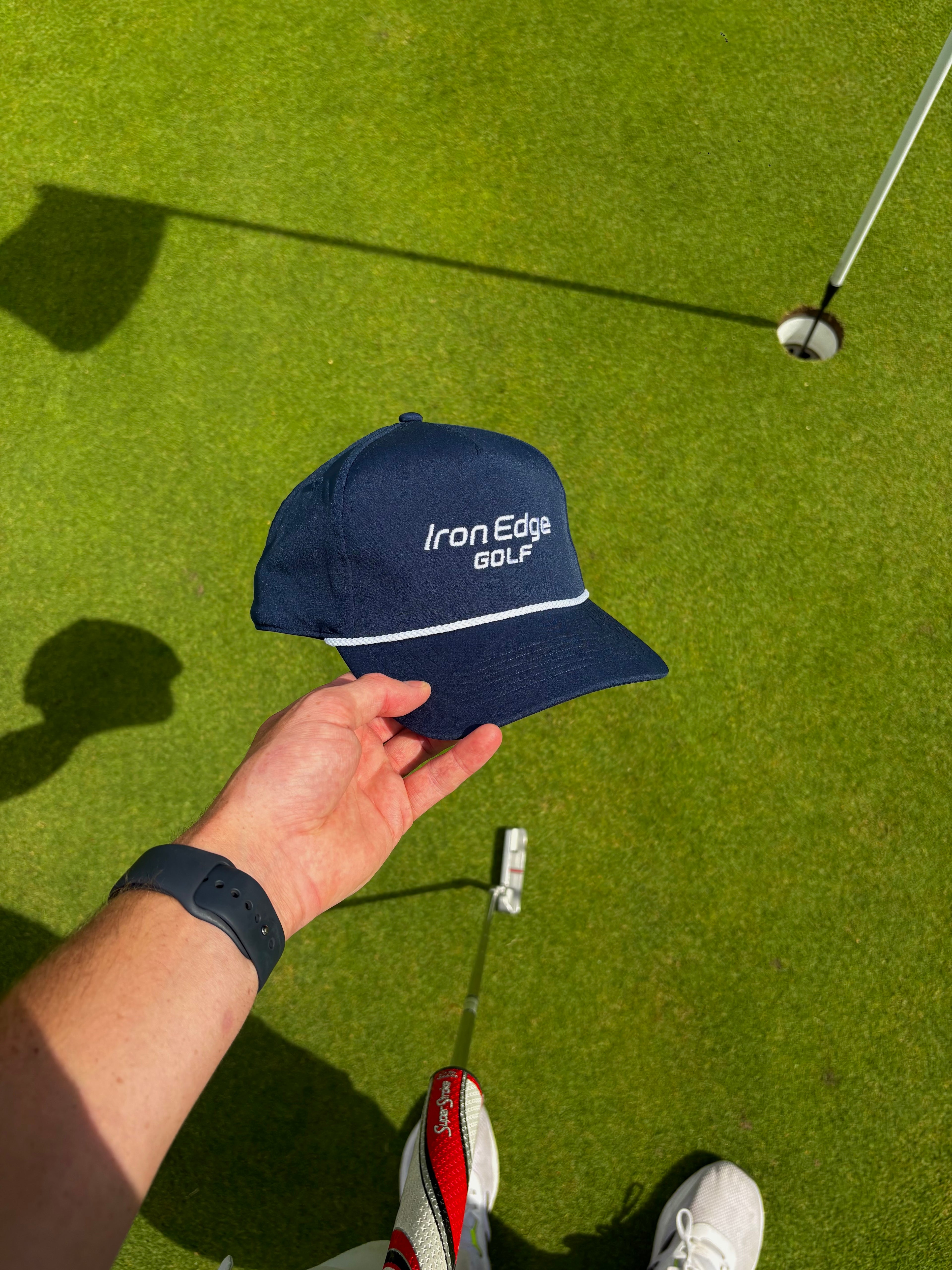 Navy Detailed Rope Cap