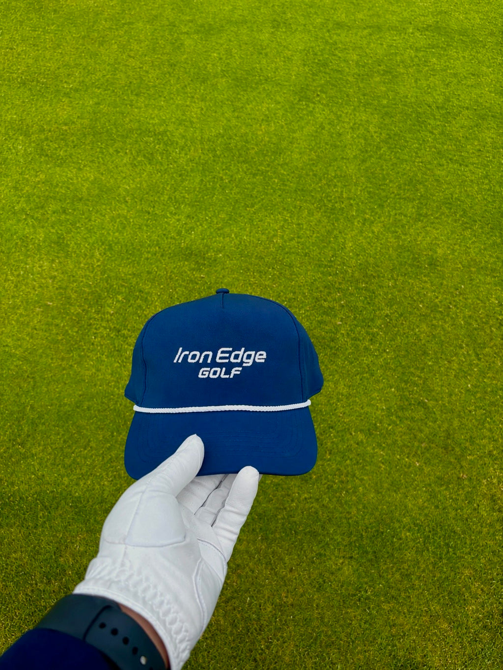 Navy Detailed Rope Cap
